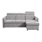 Canapea extensibilă LECCO B, gri deschis, 220x140x84 cm Kondela