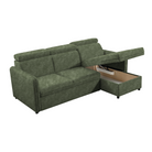 Canapea extensibilă LECCO B, verde, 220x140x84 cm Kondela