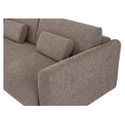 Canapea extensibilă CUENCA, maro, 224x105x69 cm Kondela