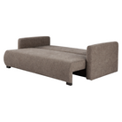 Canapea extensibilă CUENCA, maro, 224x105x69 cm Kondela