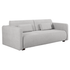 Canapea extensibilă CUENCA, gri deschis, 224x105x69 cm Kondela