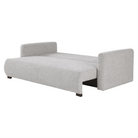 Canapea extensibilă CUENCA, gri deschis, 224x105x69 cm Kondela