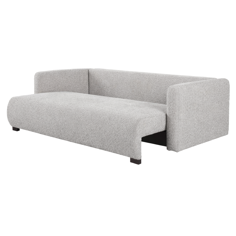 Canapea extensibilă CUENCA, gri deschis, 224x105x69 cm Kondela