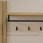 Set de hol NETTUNO, cașmir mat/stejar artisan, 150x38.2x190 cm Kondela