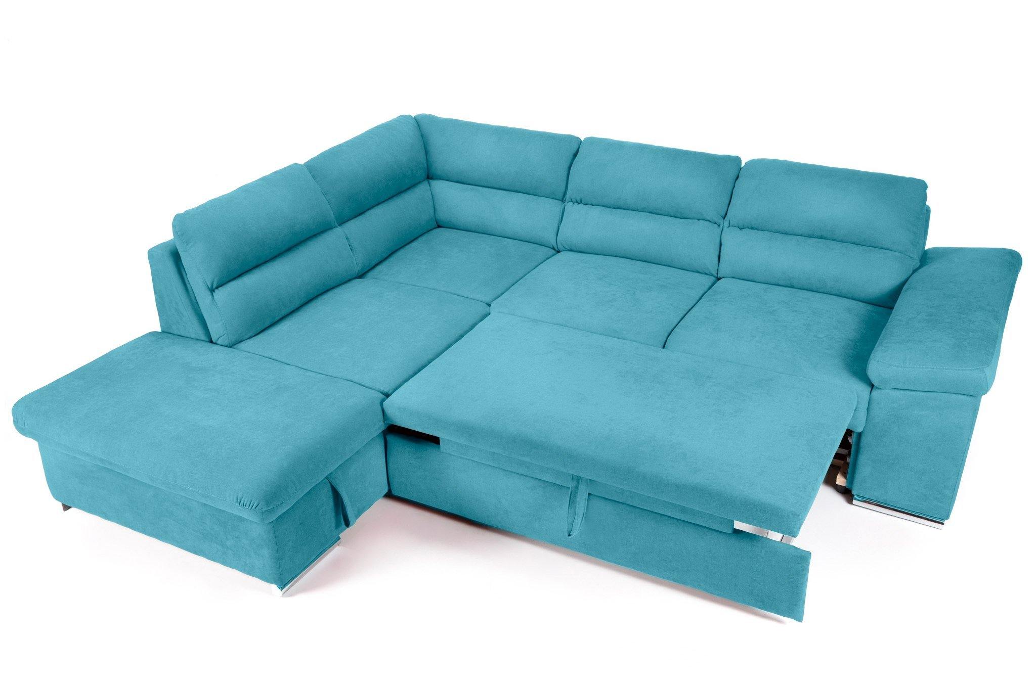 Colțar Extensibil ALONSO, cu ladă de depozitare, variante stânga/dreapta 260x220x85 cm Prestige Home