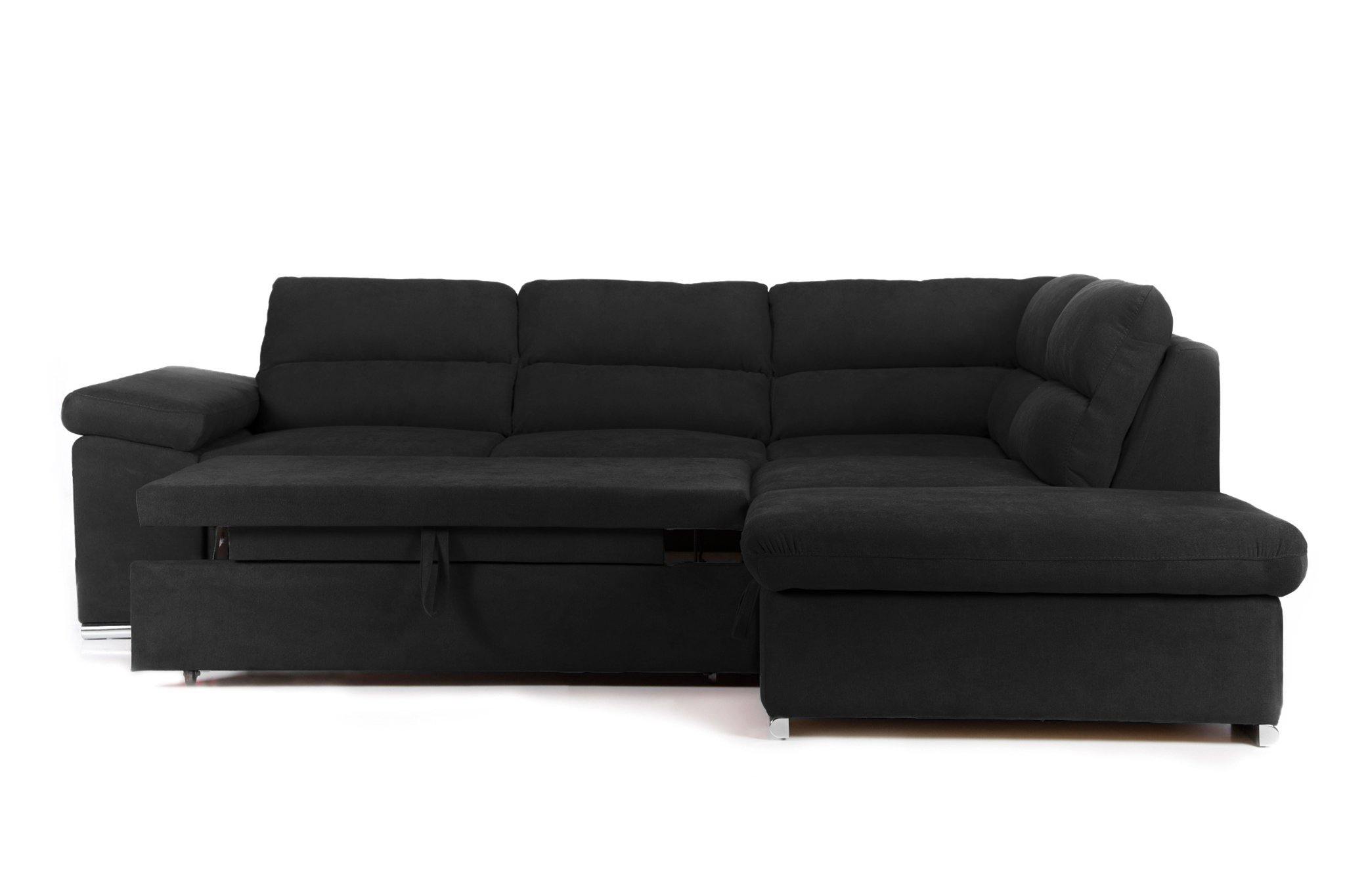 Colțar Extensibil ALONSO, cu ladă de depozitare, variante stânga/dreapta 260x220x85 cm Prestige Home