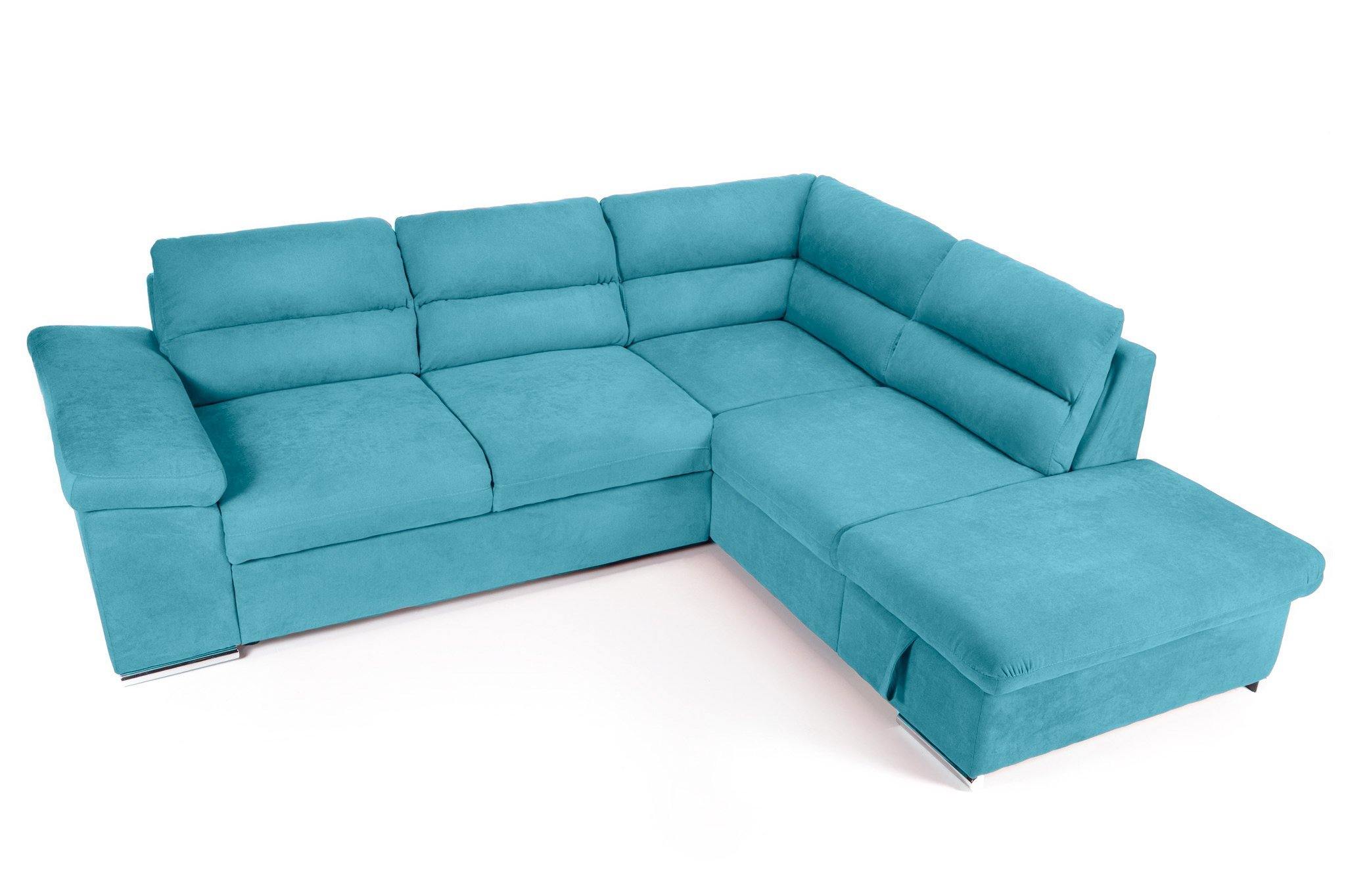 Colțar Extensibil ALONSO, cu ladă de depozitare, variante stânga/dreapta 260x220x85 cm Prestige Home