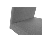 Scaun dining, material textil gri închis/crom, 44x57x110 cm Kondela