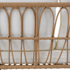 Set Grădină Ratan Sintetic ARALY | Colțar + Masă Sticlă Temperată | Natural/Bej/Negru | Kondela