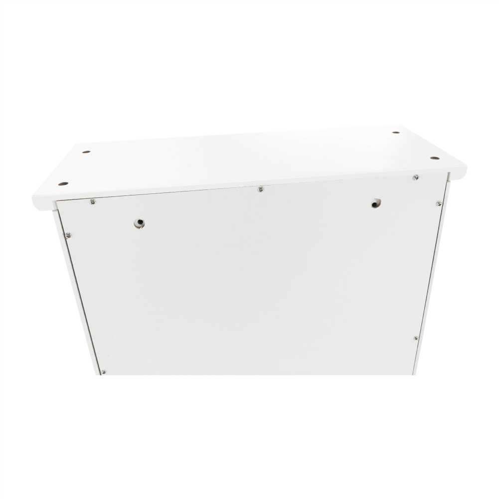 Dulap suspendat cu oglindă SLANO 2, alb, 40x16x60 cm Kondela