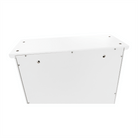 Dulap suspendat cu oglindă SLANO 2, alb, 40x16x60 cm Kondela