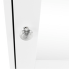 Dulap suspendat cu oglindă SLANO 2, alb, 40x16x60 cm Kondela