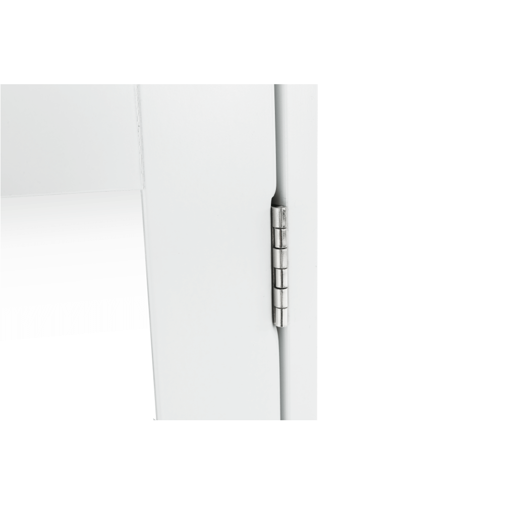 Dulap suspendat cu oglindă SLANO 2, alb, 40x16x60 cm Kondela