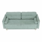 Canapea extensibilă, verde mentă textil Queens, AURELIA Kondela