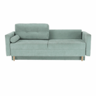 Canapea extensibilă, verde mentă textil Queens, AURELIA Kondela