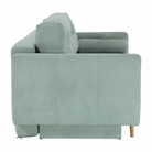 Canapea extensibilă, verde mentă textil Queens, AURELIA Kondela