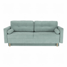 Canapea extensibilă, verde mentă textil Queens, AURELIA Kondela