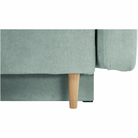 Canapea extensibilă, verde mentă textil Queens, AURELIA Kondela