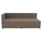 Canapea extensibilă cu spațiu de depozitare DIJON UNI, bej-gri, 93x204x75 cm Kondela