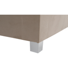 Canapea extensibilă cu spațiu de depozitare DIJON UNI, bej-gri, 93x204x75 cm Kondela