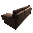 Canapea extensibilă ELCHE, maro, pe dreapta, 235x145x90 cm Kondela