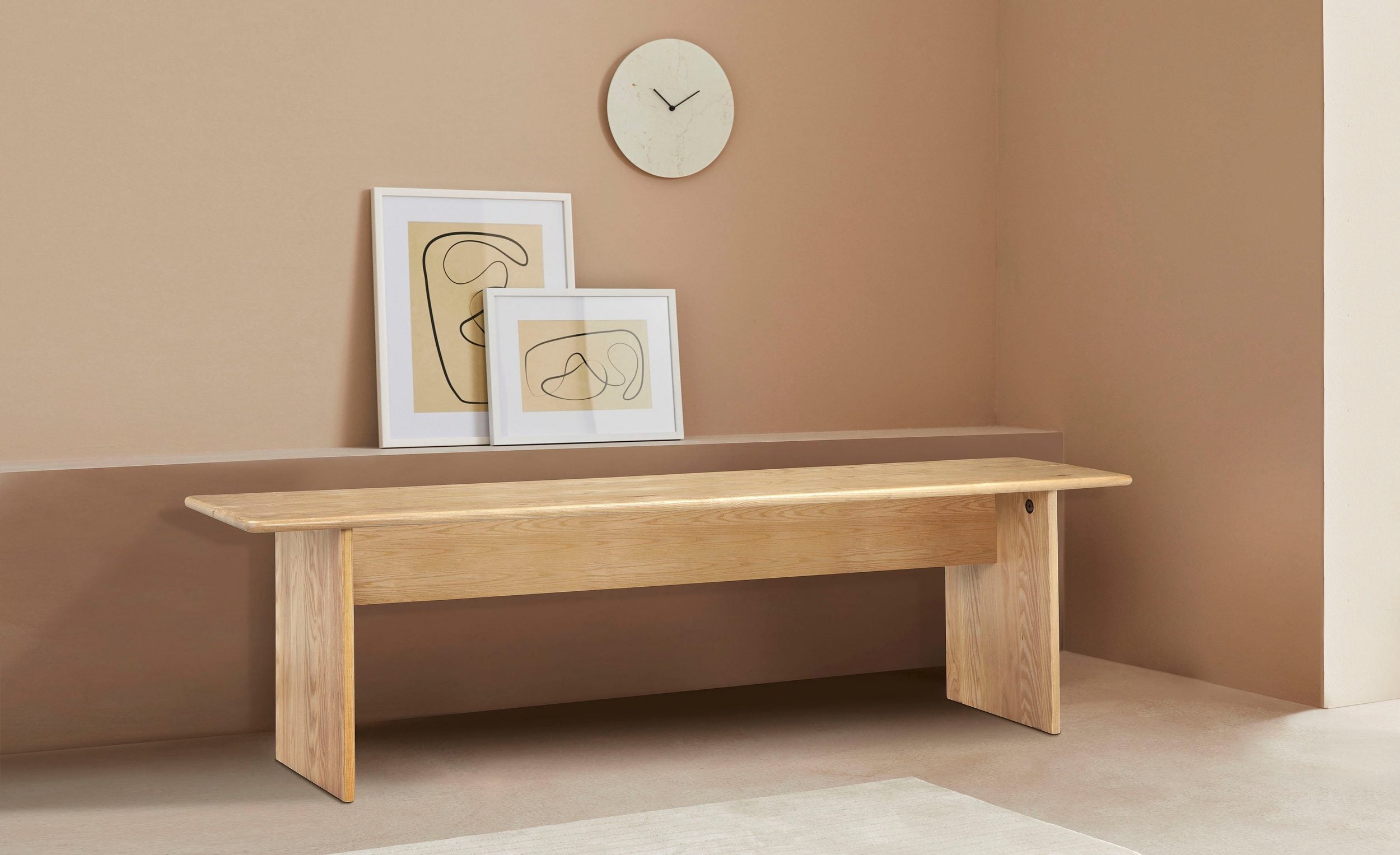 Banca Riana, Lemn Masiv, 180 cm latime Arboteca