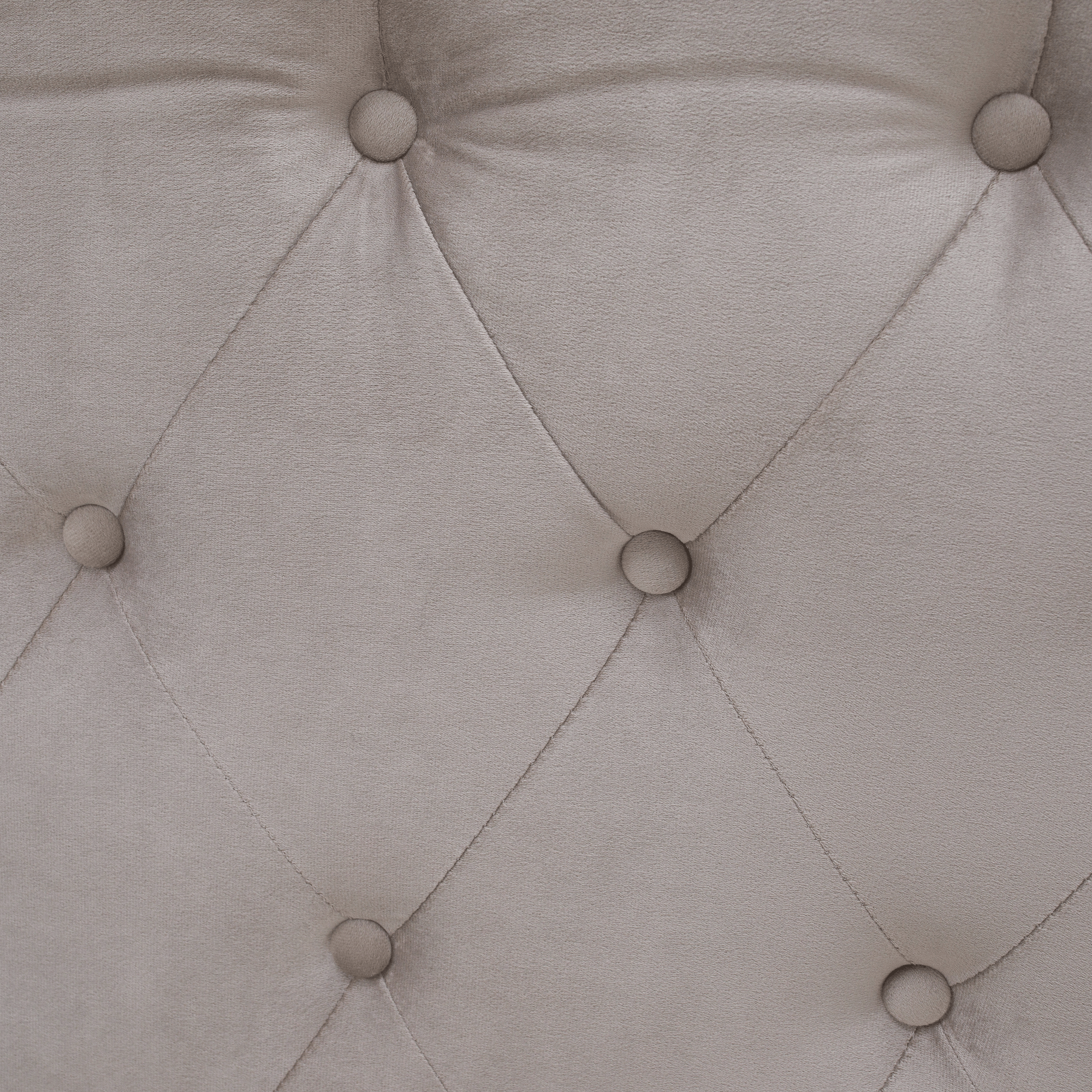 Pat cu somieră, 180x200, gri-maroniu, țesătură Taupe Velvet, 198x228x116 cm Kondela