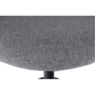 Scaun bar MURAT, material textil gri/negru Kondela
