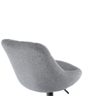 Scaun bar MURAT, material textil gri/negru Kondela