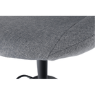 Scaun bar MURAT, material textil gri/negru Kondela