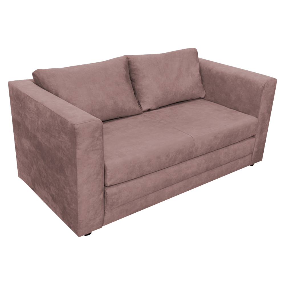 Canapea extensibilă NIMES, roz, 138x69x63 cm Kondela