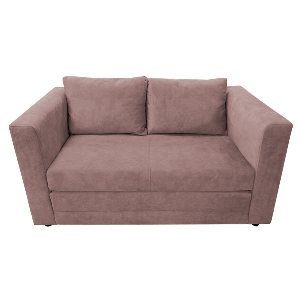 Canapea extensibilă NIMES, roz, 138x69x63 cm Kondela
