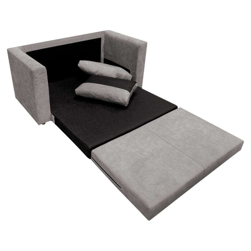 Canapea extensibilă NIMES, gri, 138x69x63 cm Kondela