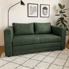 Canapea extensibilă NIMES, verde, 138x69x63 cm Kondela