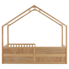 Pat Montessori FLORAC, 90x200, natural, masiv, pin masiv, 207x97x187 cm Kondela