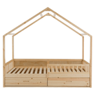 Pat Montessori FLORAC, 90x200, natural, masiv, pin masiv, 207x97x187 cm Kondela