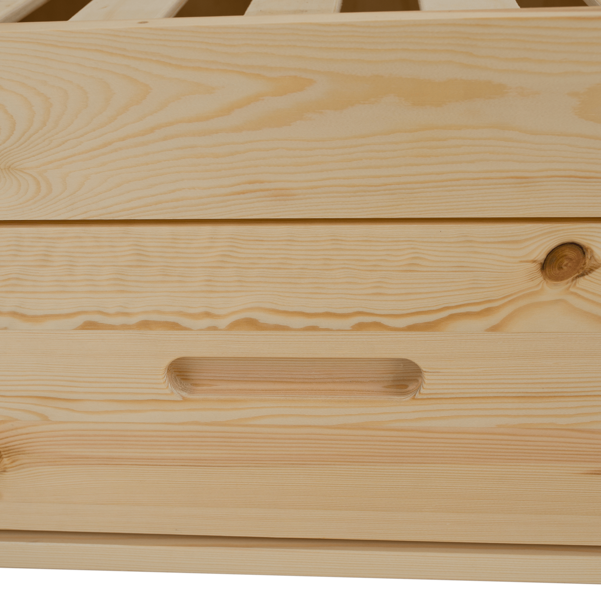 Pat Montessori FLORAC, 90x200, natural, masiv, pin masiv, 207x97x187 cm Kondela