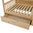 Pat Montessori FLORAC, 90x200, natural, masiv, pin masiv, 207x97x187 cm Kondela