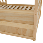 Pat Montessori FLORAC, 90x200, natural, masiv, pin masiv, 207x97x187 cm Kondela
