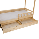 Pat Montessori FLORAC, 90x200, natural, masiv, pin masiv, 207x97x187 cm Kondela