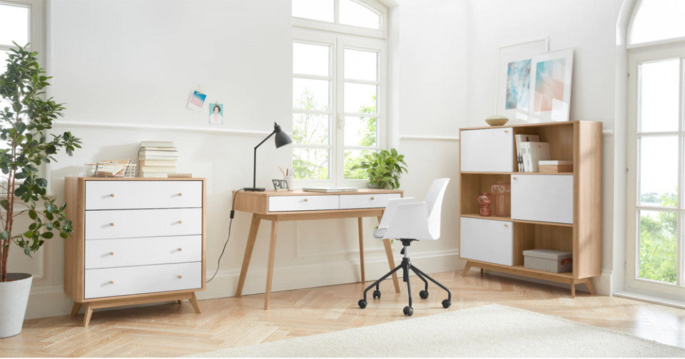 Biblioteca Finnley My Home, Alb/natur Arboteca