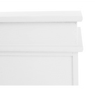 Bancă cu spațiu de depozitare PORTICI 2, albă, 100x35x50 cm Kondela