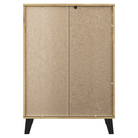 Comodă cu 4 sertare BOGAN NEW, stejar artisan, fără mânere, 70 cm Kondela