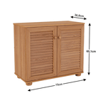 Pantofar, MDF laminat, natural, FP 01, 75x36.8x65.1 cm Kondela