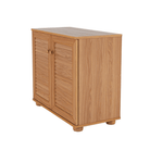 Pantofar, MDF laminat, natural, FP 01, 75x36.8x65.1 cm Kondela