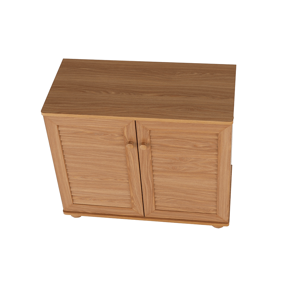 Pantofar, MDF laminat, natural, FP 01, 75x36.8x65.1 cm Kondela