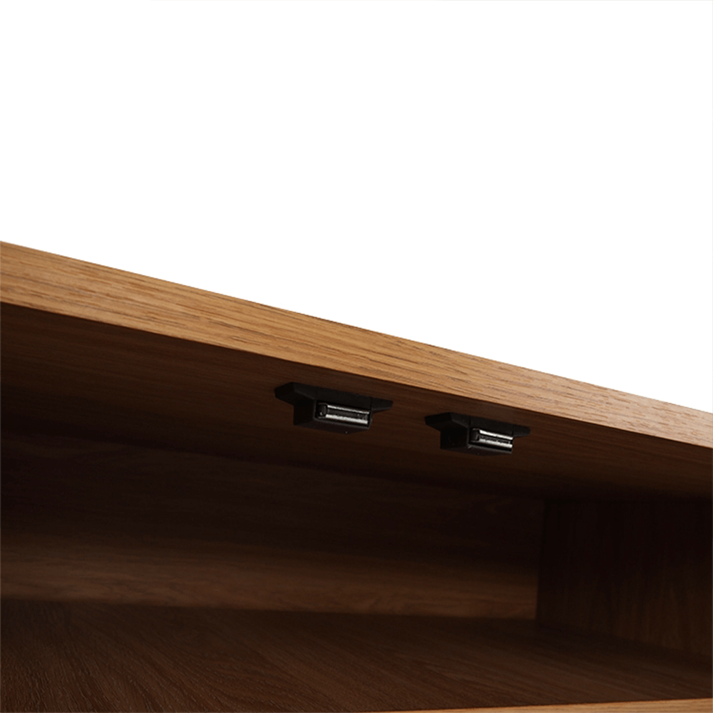 Pantofar, MDF laminat, natural, FP 01, 75x36.8x65.1 cm Kondela