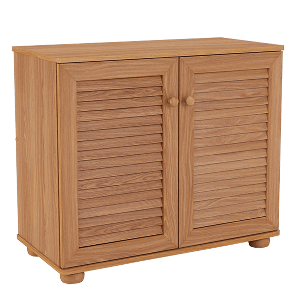 Pantofar, MDF laminat, natural, FP 01, 75x36.8x65.1 cm Kondela