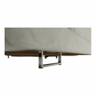 Set canapea cu spațiu de depozitare COMO, gri deschis, pe dreapta, 275x225x71 cm Kondela