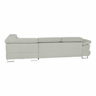Set canapea cu spațiu de depozitare COMO, gri deschis, pe dreapta, 275x225x71 cm Kondela